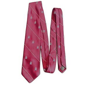 Smithsonian Collection Tie Red Jukebox Print “Bubble Juke Box Model 1015 1946